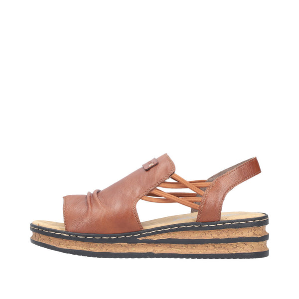 Rieker 62962-22 (Brown) - Women's