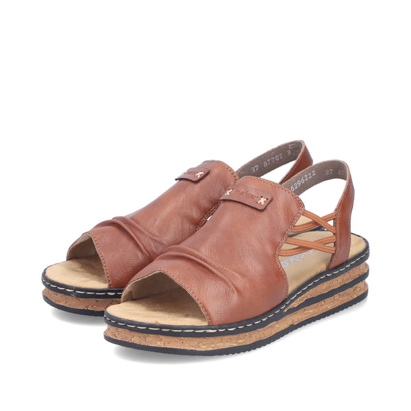 Rieker 62962-22 (Brown) - Women's