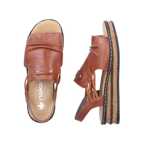 Rieker 62962-22 (Brown) - Women's