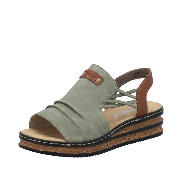 Rieker 62962-52 (Green) - Women's