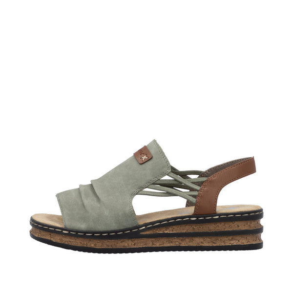 Rieker 62962-52 (Green) - Women's