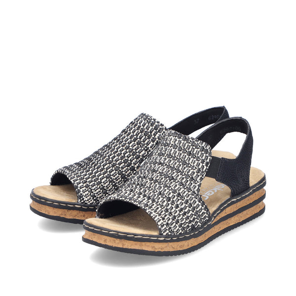 Rieker 62971-00 (Black) - Women's