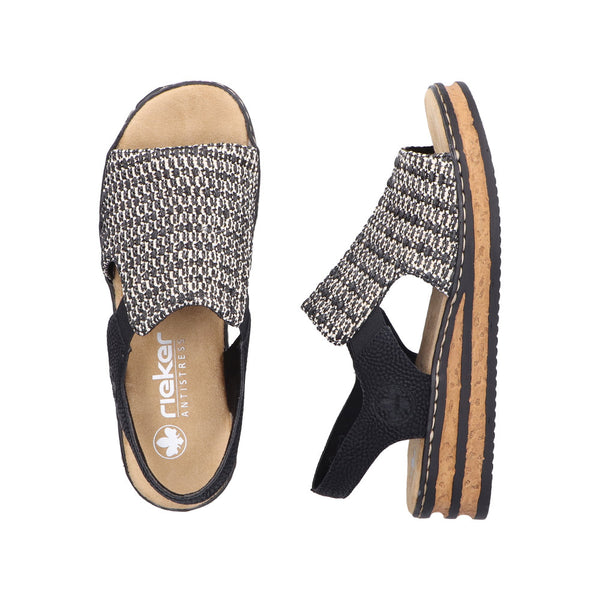 Rieker 62971-00 (Black) - Women's