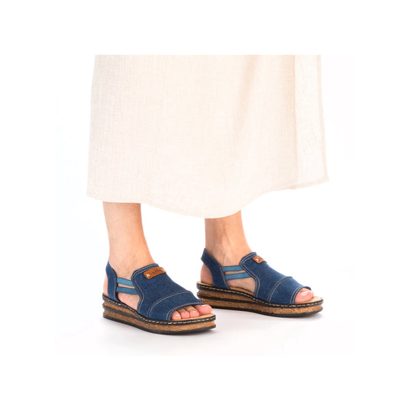Rieker 62982-12 (Denim) - Women's