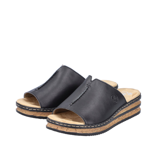 Rieker 629M9-00 (Black) - Women's