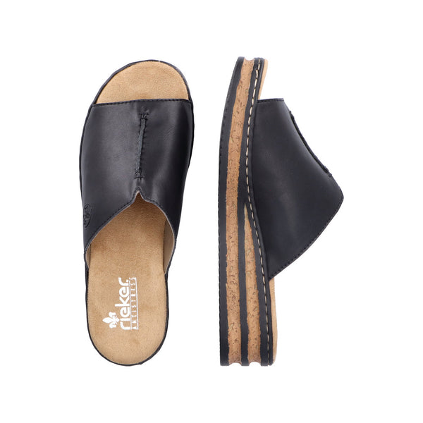 Rieker 629M9-00 (Black) - Women's