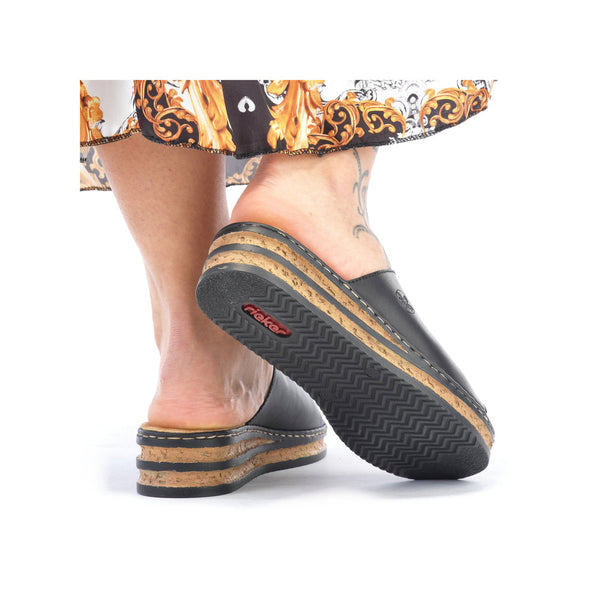 Rieker 629M9-00 (Black) - Women's