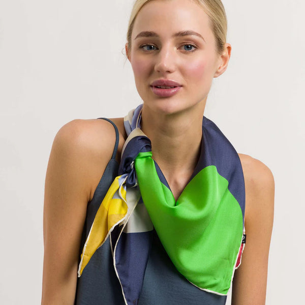 V. Fraas Scarf 632025 (Blue Multi)