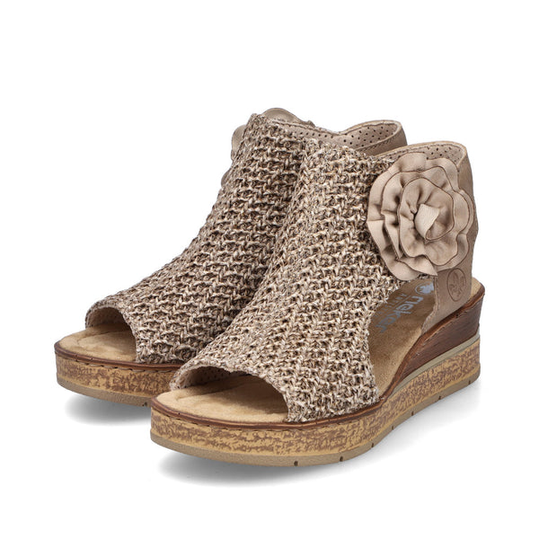 Rieker 63791-60 (Beige) - Women's
