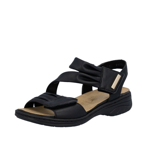 Rieker 64562-00 (Black) - Women's