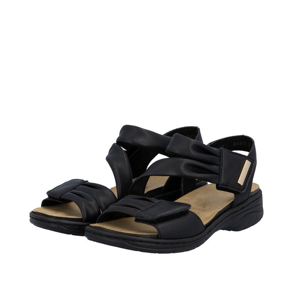Rieker 64562-00 (Black) - Women's