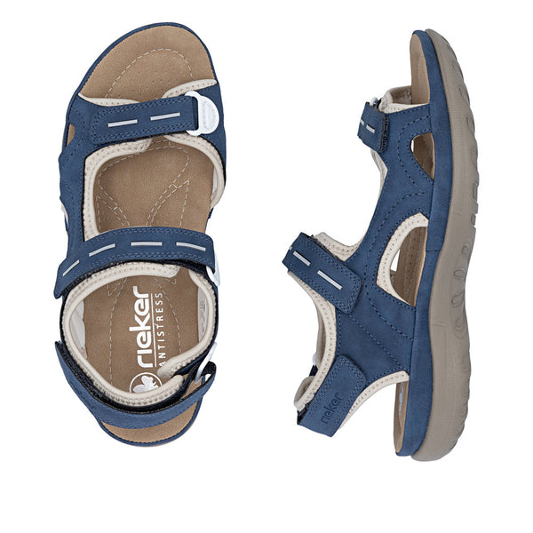 Rieker 64856-14 (Blue) - Women's