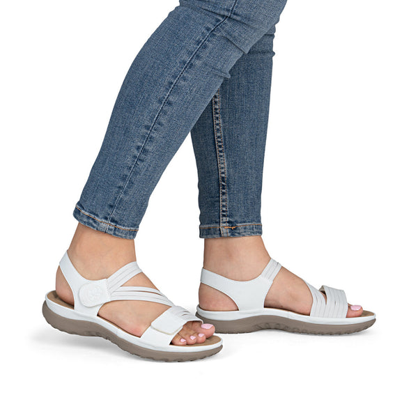 Rieker 64870-81 (White) - Women's