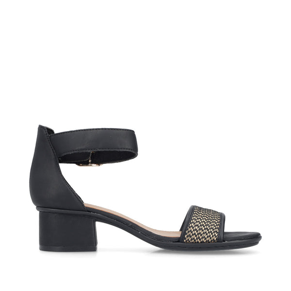Rieker 64952-00 (Black) - Women's