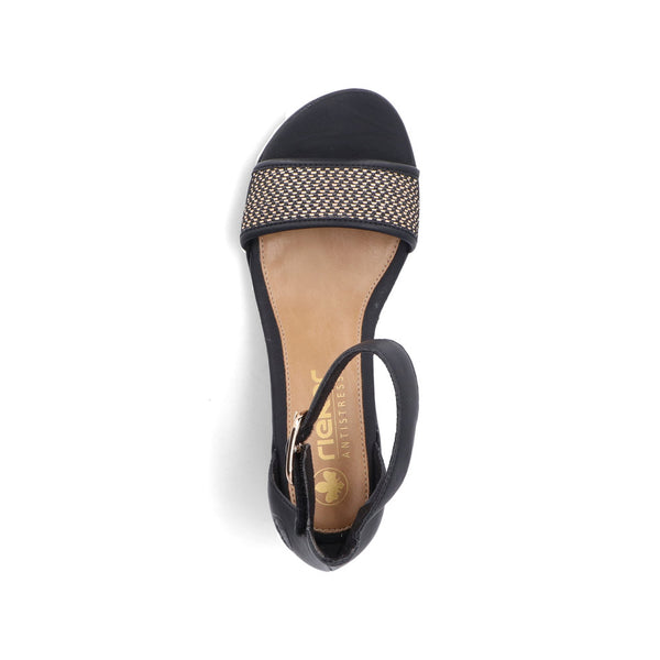 Rieker 64952-00 (Black) - Women's