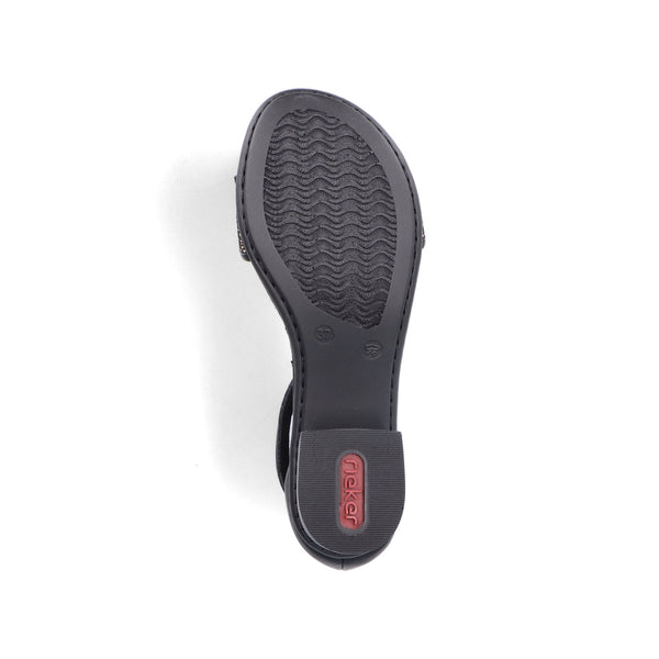 Rieker 64952-00 (Black) - Women's