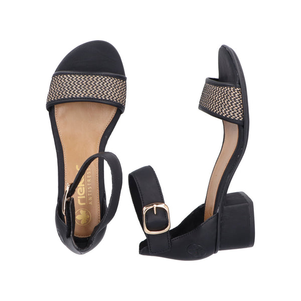 Rieker 64952-00 (Black) - Women's