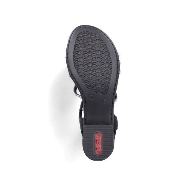 Rieker 64970-00 (Black) - Women's