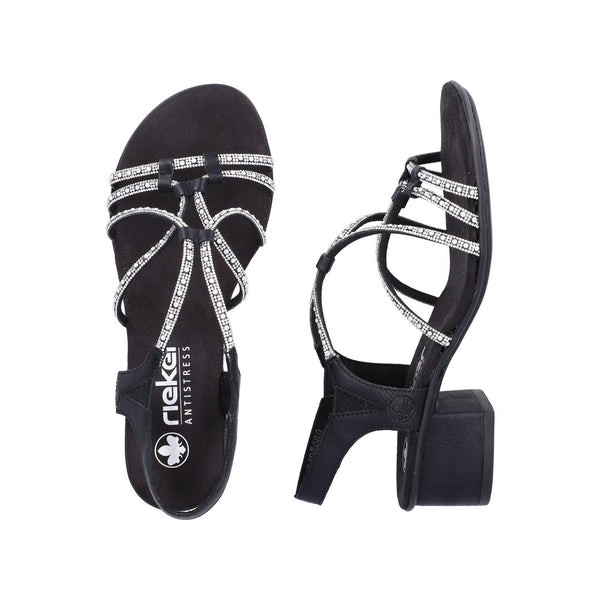 Rieker 64970-00 (Black) - Women's