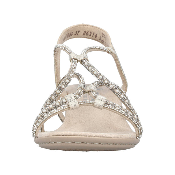 Rieker 64970-60 (Beige/Gold) - Women's