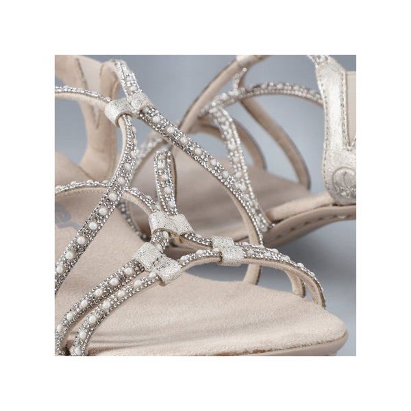 Rieker 64970-60 (Beige/Gold) - Women's
