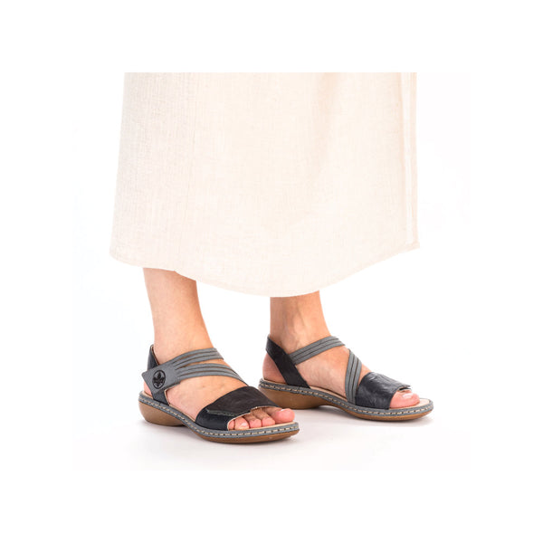 Rieker 65964-12 (Blue) - Women's