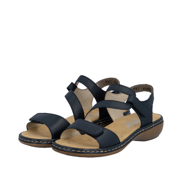 Rieker 659C7-16 (Navy) - Women's