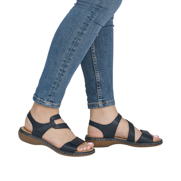 Rieker 659C7-16 (Navy) - Women's