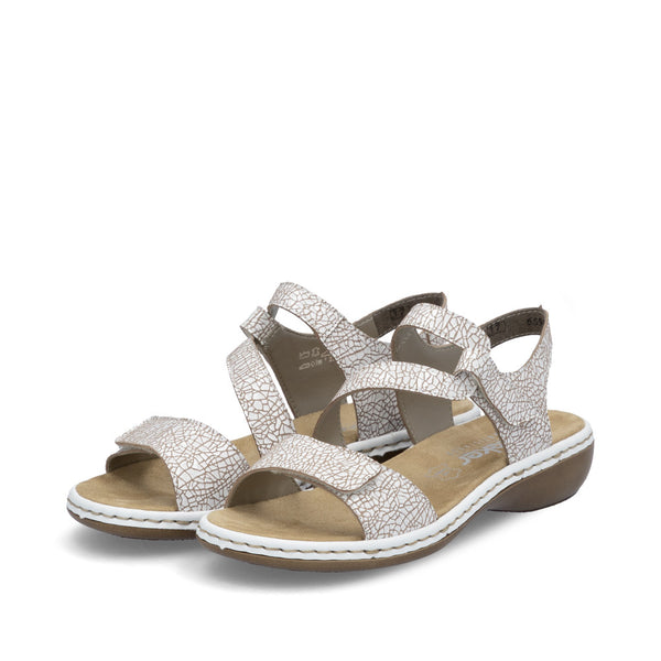Rieker 659C7-81 (White Multi) - Women's