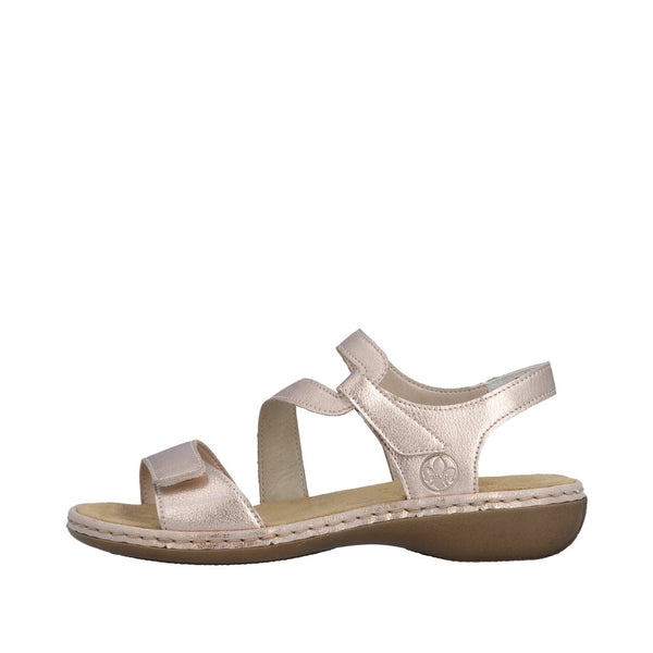 Rieker 659C7-89 (Rose Gold) - Women's