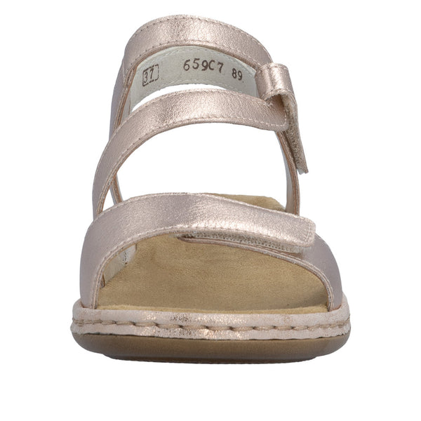 Rieker 659C7-89 (Rose Gold) - Women's
