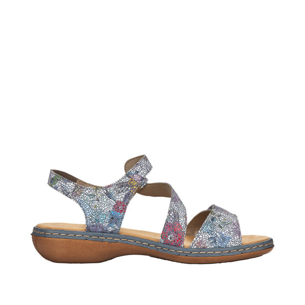 Rieker 659C7-90 (Blue Multi) - Women's