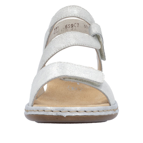 Rieker 659C7-93 (Silver) - Women's