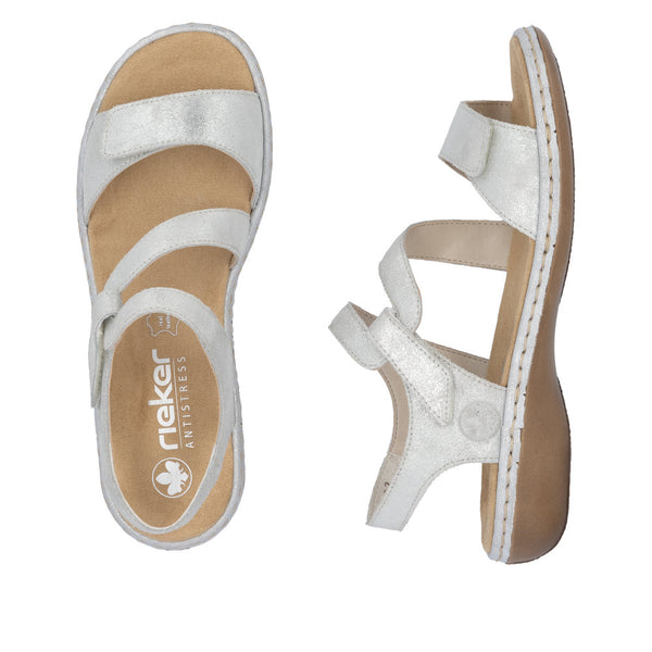 Rieker 659C7-93 (Silver) - Women's