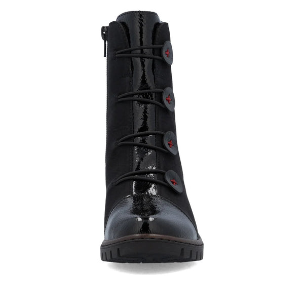 Rieker Y2576-00 (Black) - Women's