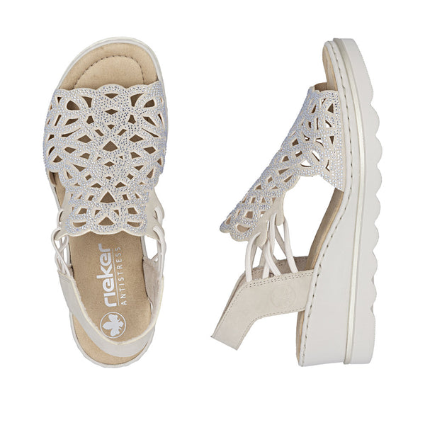Rieker 67465-62 (Beige) - Women's