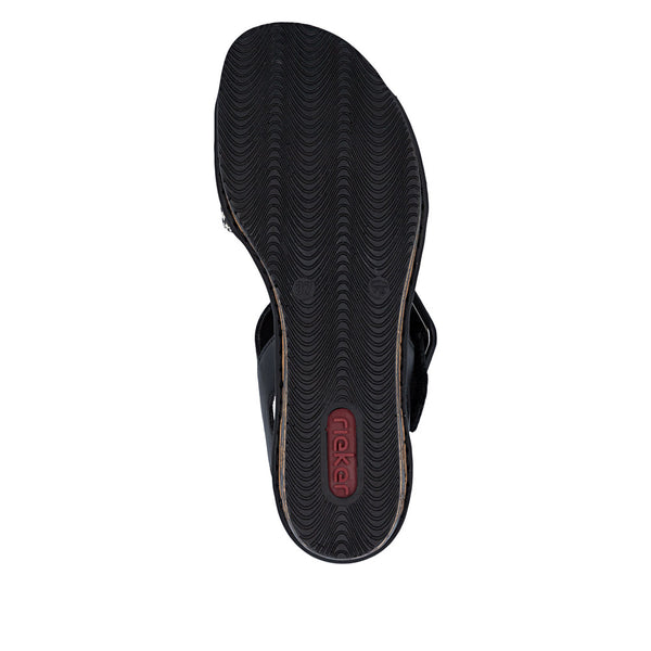 Rieker 68172-00 (Black Multi) - Women's