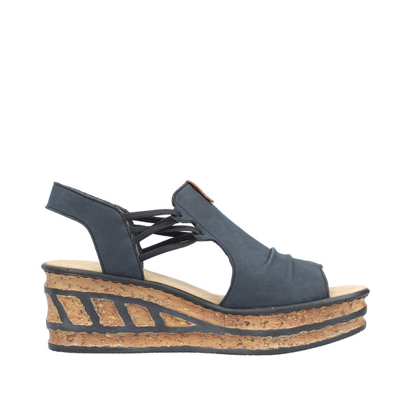 Rieker 68175-14 (Navy) - Women's
