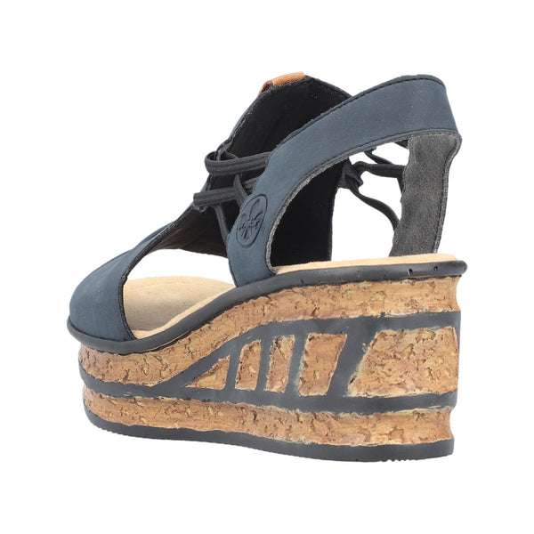 Rieker 68175-14 (Navy) - Women's