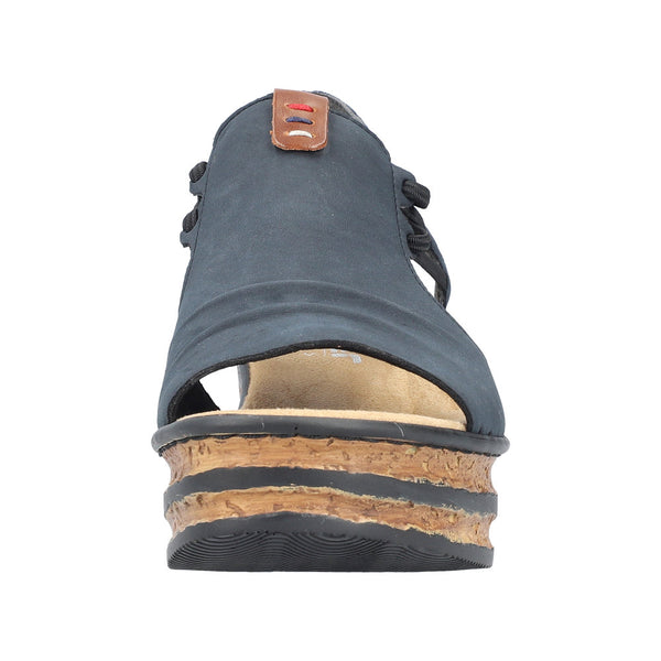 Rieker 68175-14 (Navy) - Women's