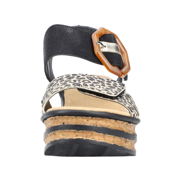 Rieker 68176-00 (Black multi) - Women's