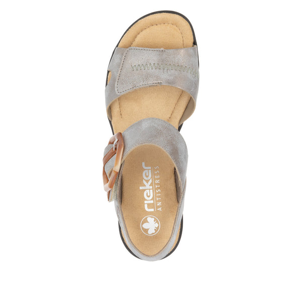 Rieker 68176-40 (Grey) - Women's