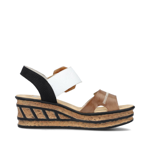 Rieker 68176-64 (Brown Multi) - Women's
