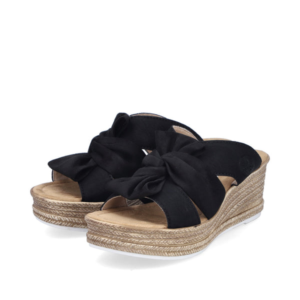 Rieker 68789-00 (Black) - Women's