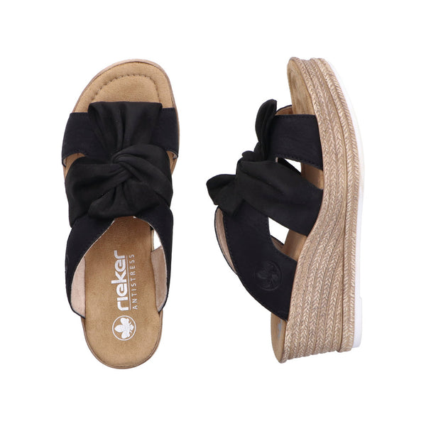 Rieker 68789-00 (Black) - Women's