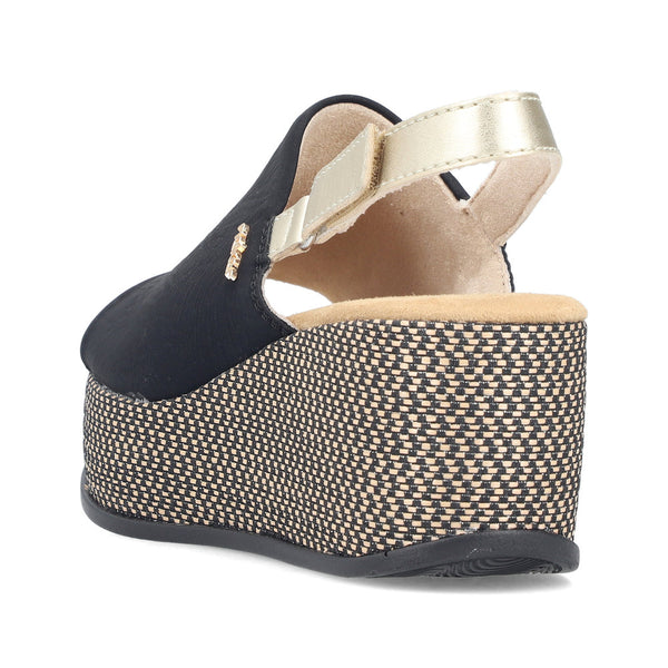Rieker 69460-00 (Black) - Women's