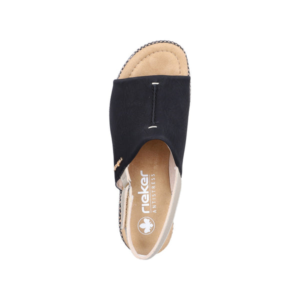 Rieker 69460-00 (Black) - Women's