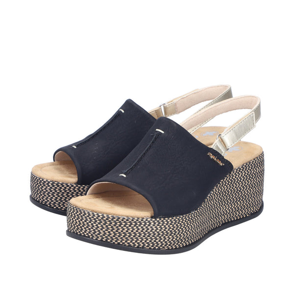 Rieker 69460-00 (Black) - Women's
