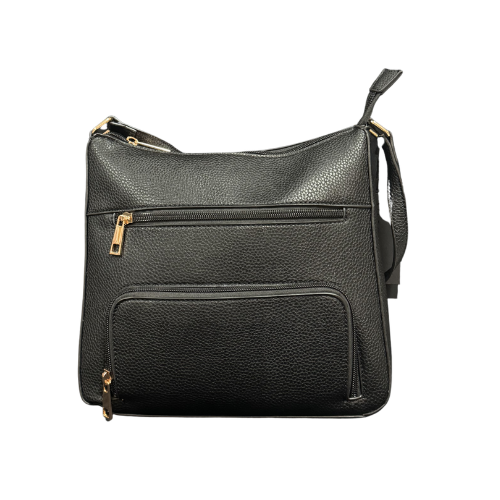 La Diva M18132 STL Handbag (Black) - Women's