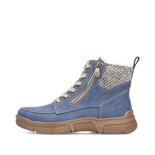 Rieker 72330-14 (Blue) - Women's